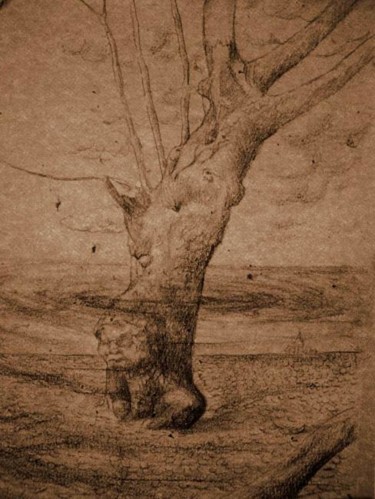 Peinture intitulée "Mine de plomb- Dess…" par Zampo, Œuvre d'art originale