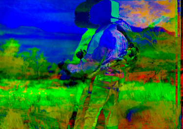 Arts numériques intitulée "the walz" par Michel Tabanou, Œuvre d'art originale, Peinture numérique
