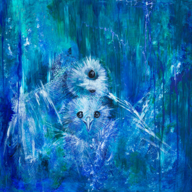 Картина под названием "Infinite Tenderness" - Barbara Orsolini, Подлинное произведение искусства, Акрил