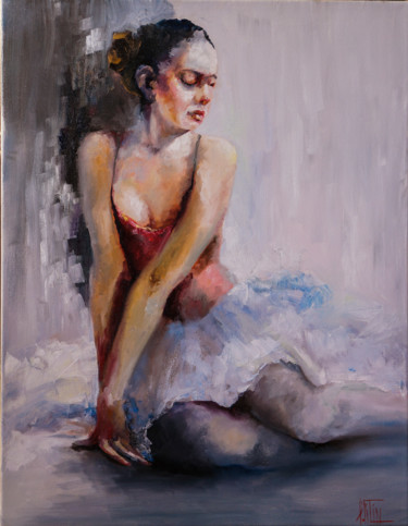 Schilderij getiteld "ballet ballet" door Pavel Filin, Origineel Kunstwerk, Olie