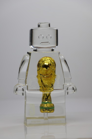ROBOCLUSION COUPE DU MONDE Sculpture intitulée "ROBOCLUSION COUPE D…" par Vincent Sabatier (VerSus), Œuvre d'art originale, Résine