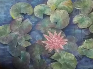 Peinture intitulée "Plénitude sur la ma…" par Mireille Désir Valéry, Œuvre d'art originale, Pastel