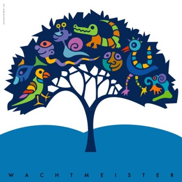 African Tree | Arbre africain | Afrikanischer Baum Arts numériques intitulée "African Tree | Arbr…" par Bernd Wachtmeister, Œuvre d'art originale, Peinture numérique