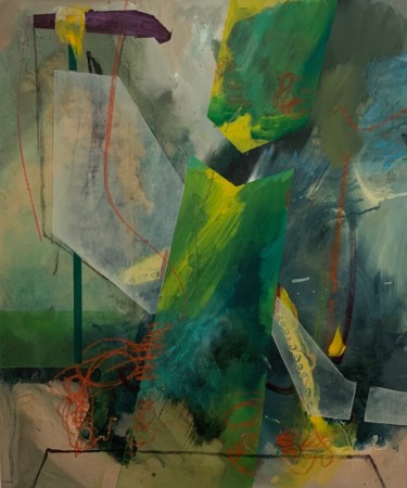 Pintura titulada ""CONEXIÓN ALQUÍMICA…" por Daniel Bottero, Obra de arte original, Oleo