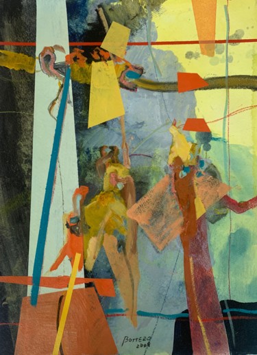 Pintura titulada ""THE LOVE OF THE PO…" por Daniel Bottero, Obra de arte original, Oleo
