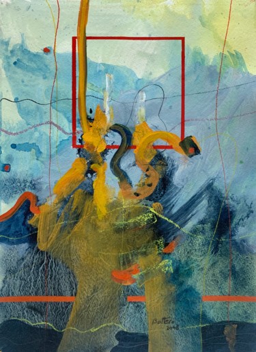Pintura titulada ""THE LOVE OF THE PO…" por Daniel Bottero, Obra de arte original, Oleo