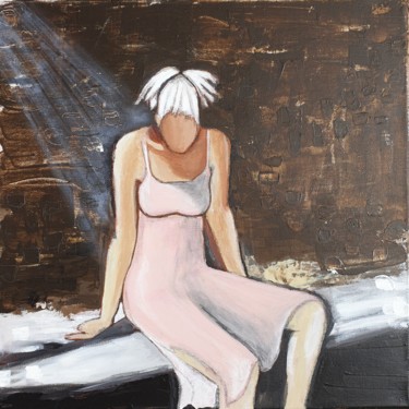Peinture intitulée "Introspection" par Sophie Ackermann, Œuvre d'art originale, Acrylique