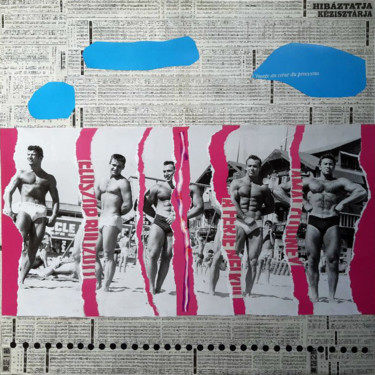Κολάζ με τίτλο "I-1 (Beach exhib)" από Boyfred, Αυθεντικά έργα τέχνης, Κολάζ