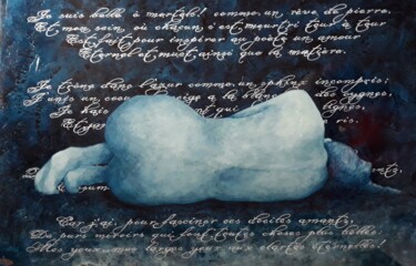 Painting titled "La Beauté - #Artist…" by Sandra Sousa, Original Artwork, Acrylic