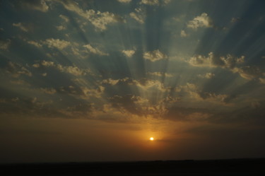 Photography titled "Sunset at Sudair" by Opelmendoza, Original Artwork, Digital Photography
