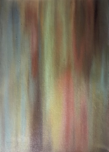 Abstraction 36 Painting titled "Abstraction 36" by Yury Korolkov, Original Artwork, Oil Mounted on Wood Stretcher frame