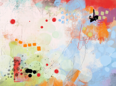 Digital Arts titled "L'été rêvé" by Chantal Proulx, Original Artwork, Digital Painting