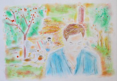 Tekening getiteld "Oliver and Elio Spe…" door Kinga Ogiegło, Origineel Kunstwerk, Pastel