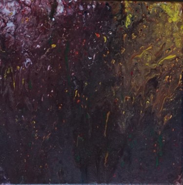Peinture intitulée "Agonie" par Adrien C., Œuvre d'art originale, Acrylique