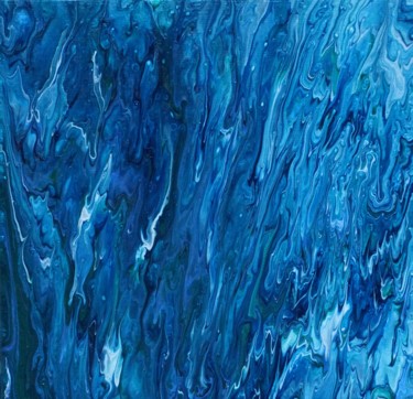 Peinture intitulée "Arctique" par Adrien C., Œuvre d'art originale, Acrylique