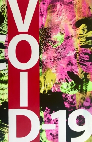 Printmaking titled "VOID" by Kew, Original Artwork, Screenprinting