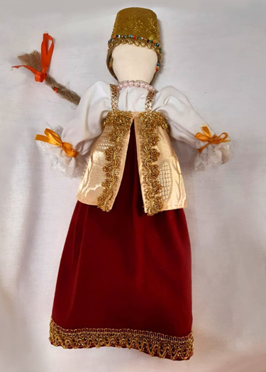 제목이 "Ethnic doll. The ma…"인 조형물 Valentina Monastyrnaya로, 원작, 나무