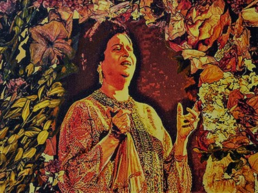 Digitale Kunst mit dem Titel "Hommage an Uum Kult…" von Sigrun Neumann (Sineu), Original-Kunstwerk, Digitale Malerei