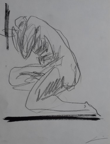 Disegno intitolato ""Corpus: minha gale…" da Valeria Luccioni, Opera d'arte originale, Grafite