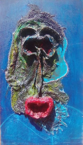 Textielkunst getiteld "Trimardeur" door Pilado, Origineel Kunstwerk, Hout