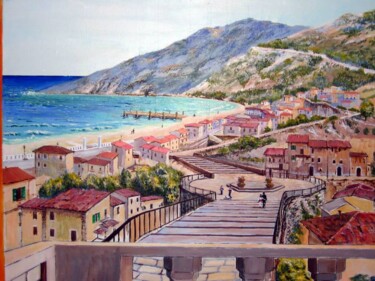 Painting titled "Detail of italian r…" by Davide Rodoquino, Original Artwork, Acrylic