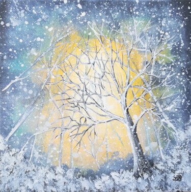 绘画 标题为“Symphonie hivernale” 由Bruno Lemasson, 原创艺术品, 丙烯