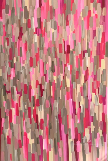 Peinture intitulée "Sakura" par Caroline Montigneaux, Œuvre d'art originale, Acrylique