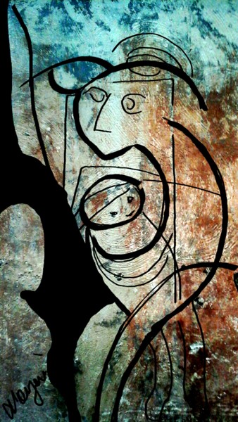Arte digitale intitolato "I bambini giocano t…" da Mangani', Opera d'arte originale, Pittura digitale