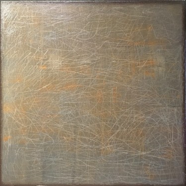 Abstraction 49 Painting titled "Abstraction 49" by Yury Korolkov, Original Artwork, Oil Mounted on Wood Stretcher frame
