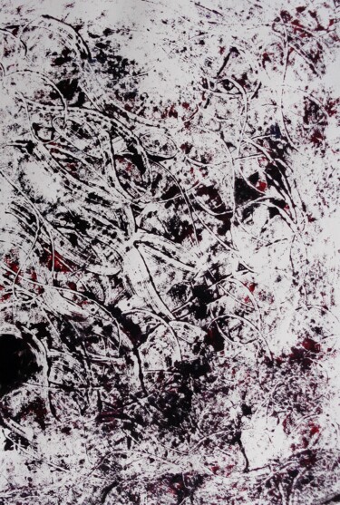 「relation sociale」というタイトルの絵画 Francisco  Duart Mendesによって, オリジナルのアートワーク, アクリル