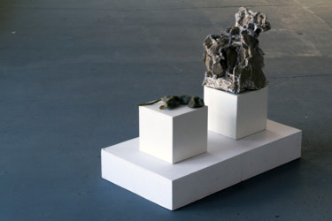 Sculpture titled "notyetnamed3" by Adrian Uncrut, Original Artwork, Plastic