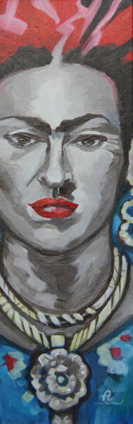 Peinture intitulée "Portrait 2" par Sylvie Penet, Œuvre d'art originale, Acrylique