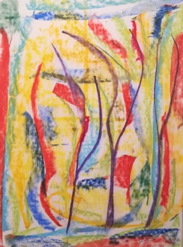 Trois arbres mauves / 459