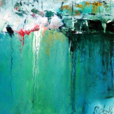 Peinture intitulée "Nicette" par Robert Charles, Œuvre d'art originale, Huile Monté sur Carton