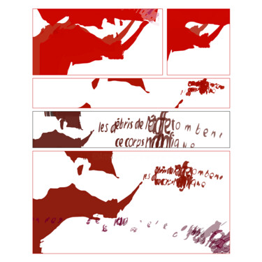 印花与版画 标题为“Unica Zurn 2014 2” 由Henry Pouillon, 原创艺术品, 2D数字工作