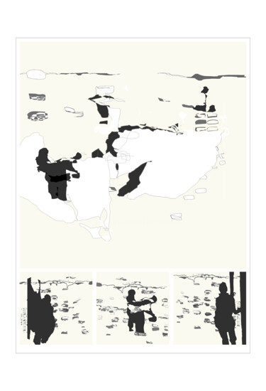 印花与版画 标题为“BlockBerlin 2020 2” 由Henry Pouillon, 原创艺术品, 2D数字工作