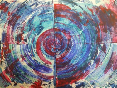 Drawing titled "Карта." by Andrey Lavrentyev, Original Artwork, Gouache