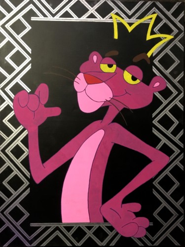61 Painting titled "61" by Yury Korolkov, Original Artwork, Acrylic Mounted on Wood Stretcher frame