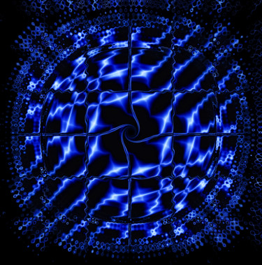 Energy Shimmer Arts numériques intitulée "Energy Shimmer" par Gareth P Jones, Œuvre d'art originale, Travail numérique 2D