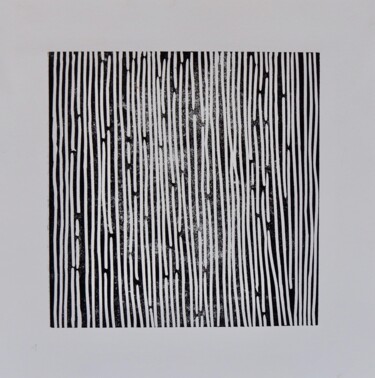 Impressões e gravuras intitulada "engraving" por Luís Luís, Obras de arte originais, Linoleogravura