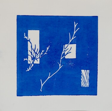 Impressões e gravuras intitulada "windows, squares an…" por Luís Luís, Obras de arte originais, Linoleogravura