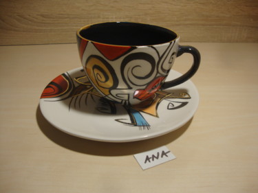 ENIGMA cups&saucers/ANA Design titled "ENIGMA cups&saucers…" by Sonja Brzak, Original Artwork, Table art