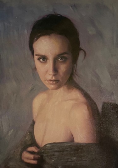 Peinture intitulée "A Returned Gaze" par William Oxer, Œuvre d'art originale, Acrylique