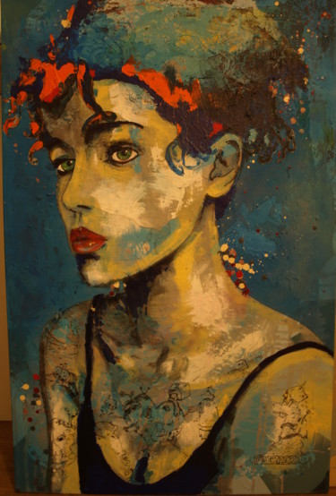 Peinture intitulée "ggzrgezgv" par Pascal Fairier, Œuvre d'art originale, Acrylique