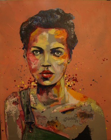 Peinture intitulée "bbehberhh" par Pascal Fairier, Œuvre d'art originale, Acrylique