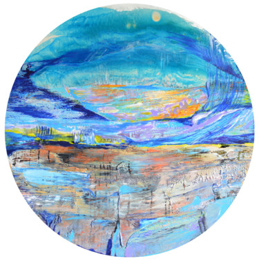 绘画 标题为“Nigth sun” 由Viktorija Rutskaja, 原创艺术品, 丙烯
