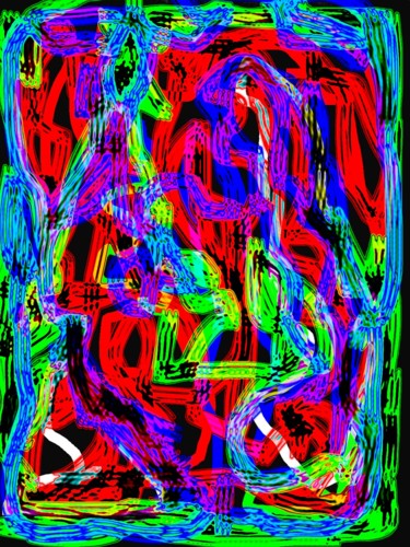 "Snakes" başlıklı Dijital Sanat Greg Powell tarafından, Orijinal sanat, 2D Dijital Çalışma