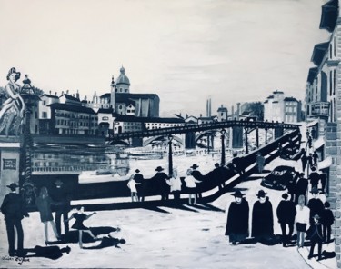 Peinture intitulée "Florence La Belle" par Lucien Dufour, Œuvre d'art originale, Huile