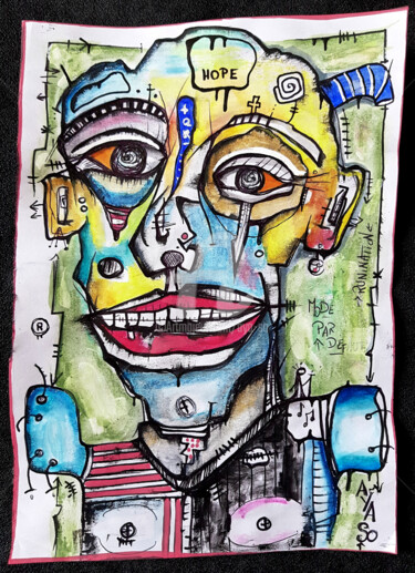 Pintura intitulada "HOPE - AYA SO -ayas…" por Aya So, Obras de arte originais, Acrílico