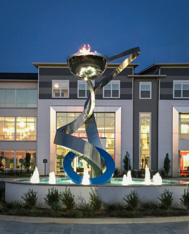 Sculpture titled "Stellar" by Hunter Brown, Original Artwork, Stainless Steel
